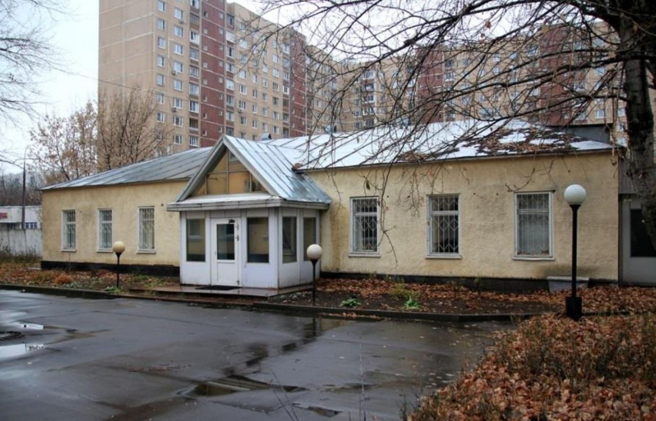 фасад дома, здание по адресу г Москва, Варшавское шоссе, д 66 к 2